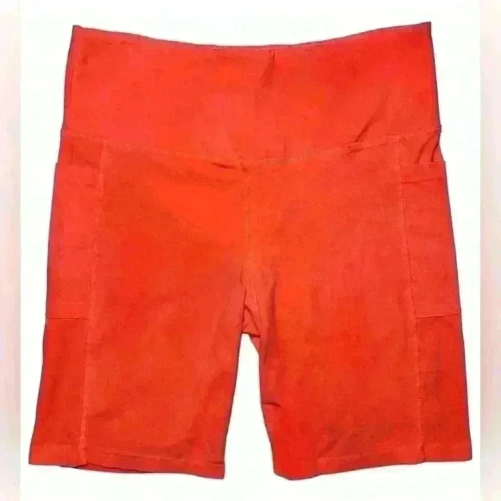 French Laundry Sport Bike Short Coral Color Size M